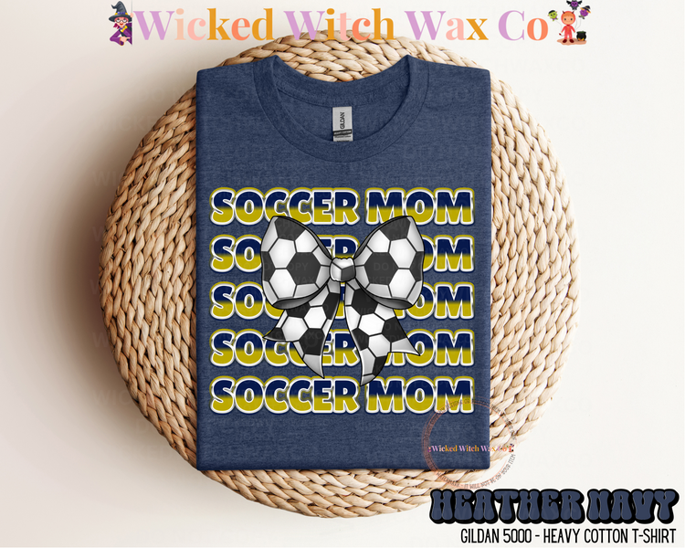 Soccer Mom Coquette Bow T-Shirt