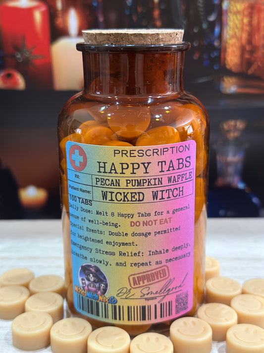 Happy Tabs - Prescription Apothecary Jar