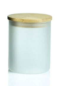 Frosted 6 Ounce Candle Jar w/Lid - Sublimation Blank