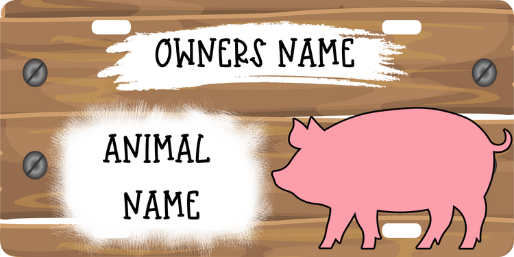 Show Pig Stall Sign