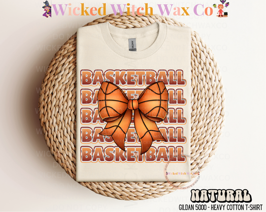 Basketball Coquette Bow T-Shirt