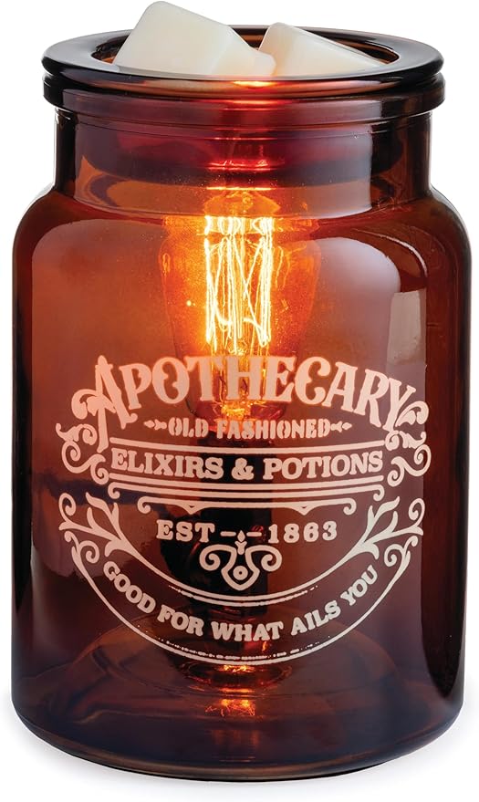 Apothecary Amber Glass Warmer/Melter