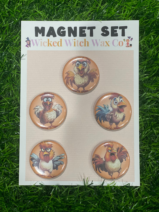 Rowdy Rooster - Magnet Set