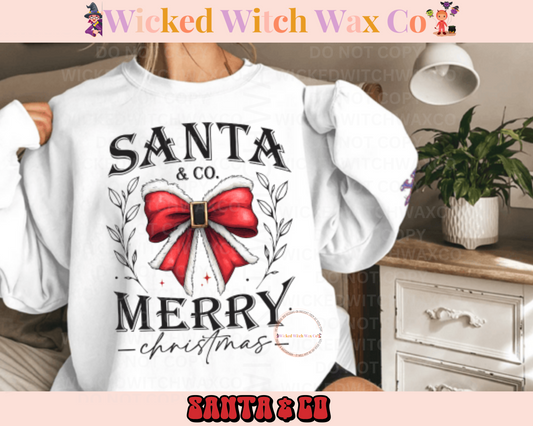 Santa & Co. T-Shirt or Crewneck