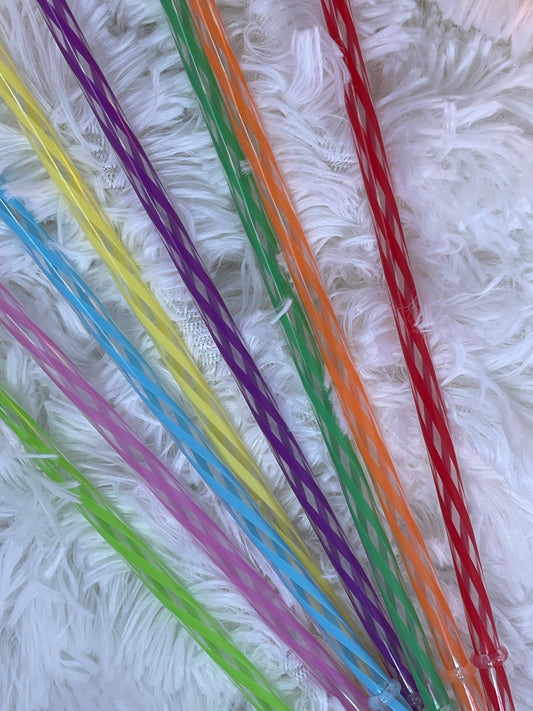 Color Reusabable Straw - 8 inch